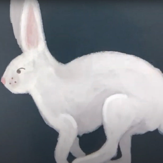 Draw with Me: Spring Rabbit Procreate Illustration Process