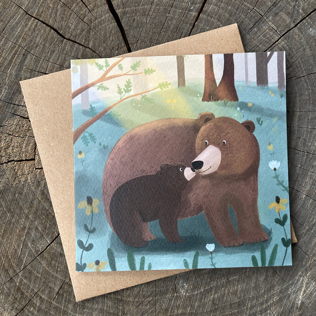 Woodland Baby Shower Card