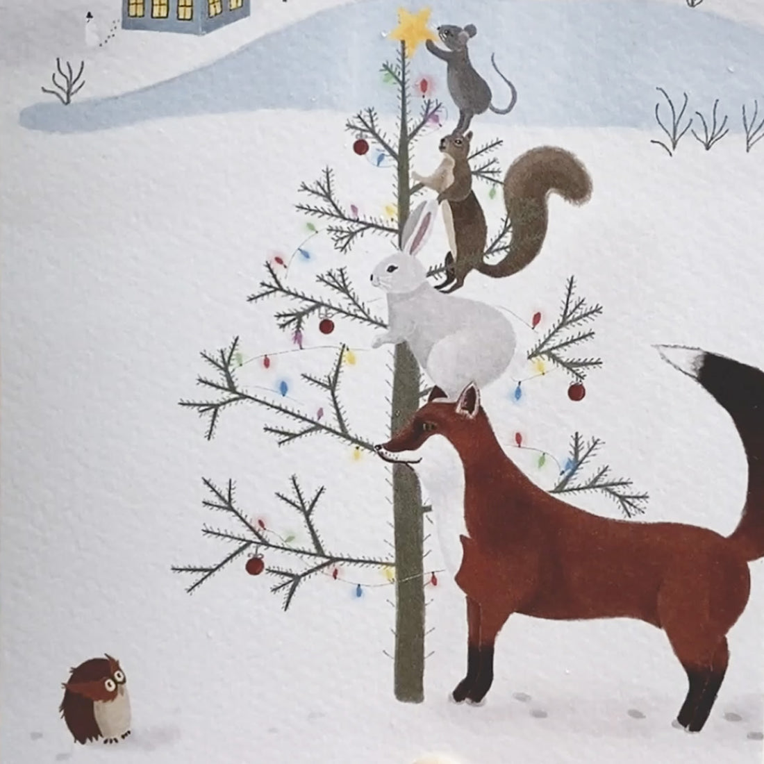 New Version of Woodland Holiday Card
