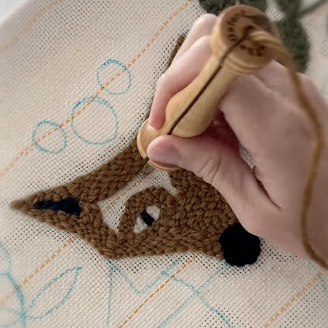 Punch Needle: Making Fox Art