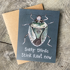 Funny Stink Bug Sympathy Card